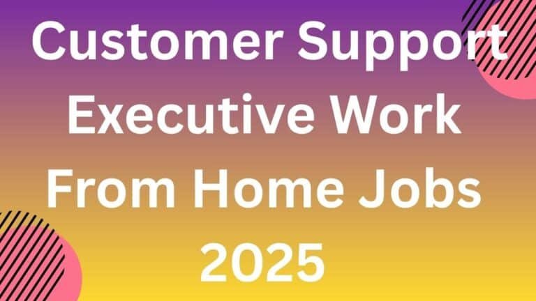 Work From Home Job 2025