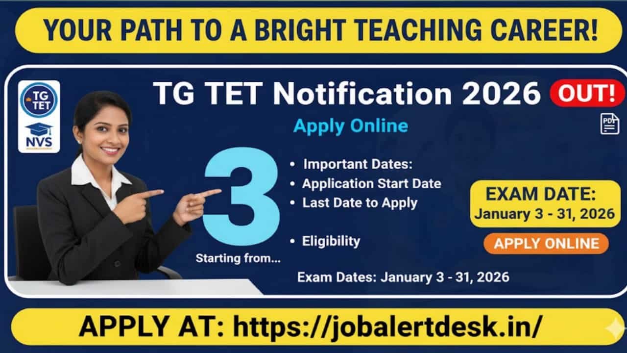 TG TET Notification 2026