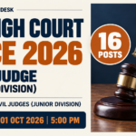 AP High Court LDCE 2026 notice for 16 Civil Judge Senior Division posts