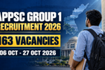 APPSC Group 1 Notification 2026 for 163 vacancies