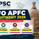 UPSC EPFO APFC Recruitment 2026